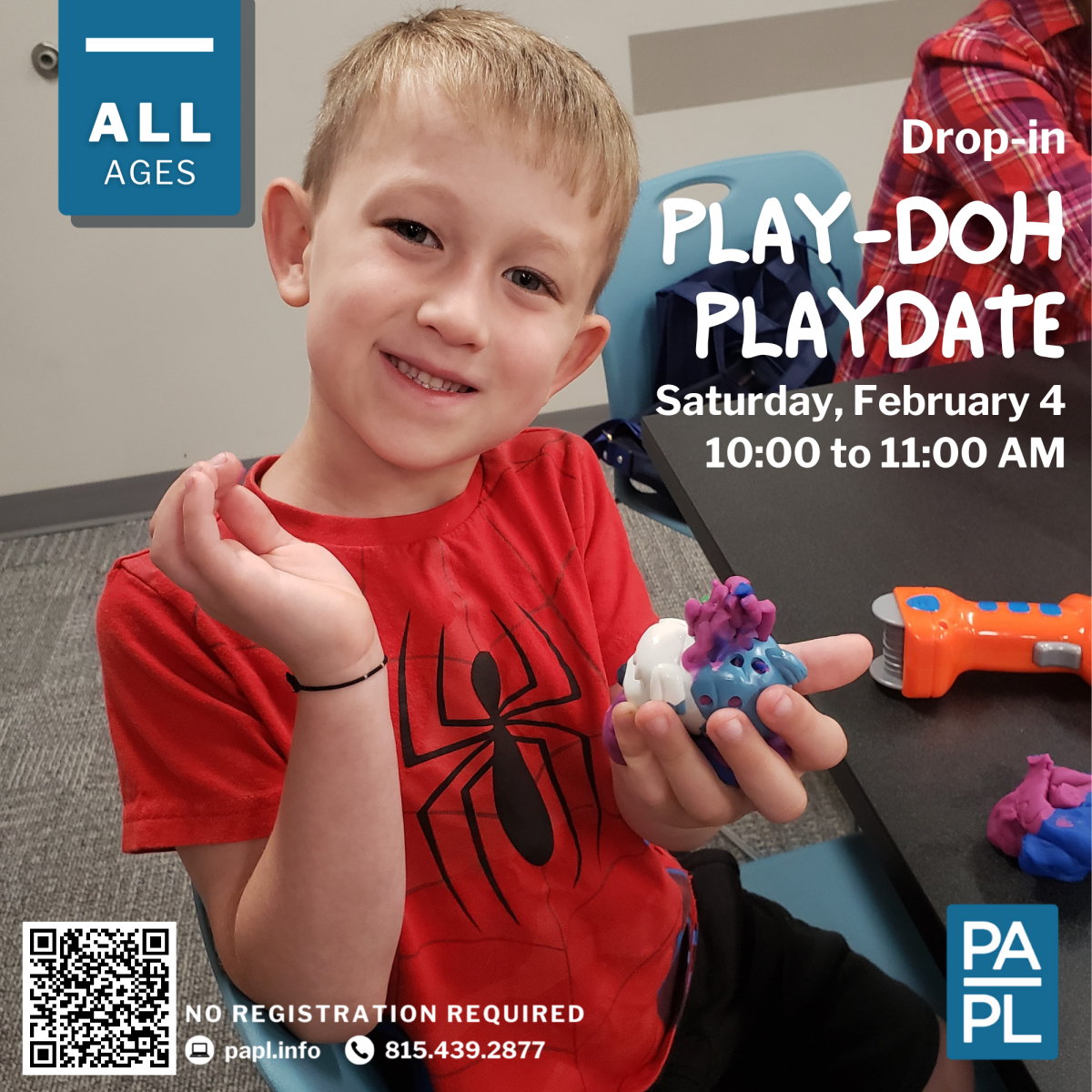 Drop-in Play-Doh Playdate Winter 2022 Flyers (2)