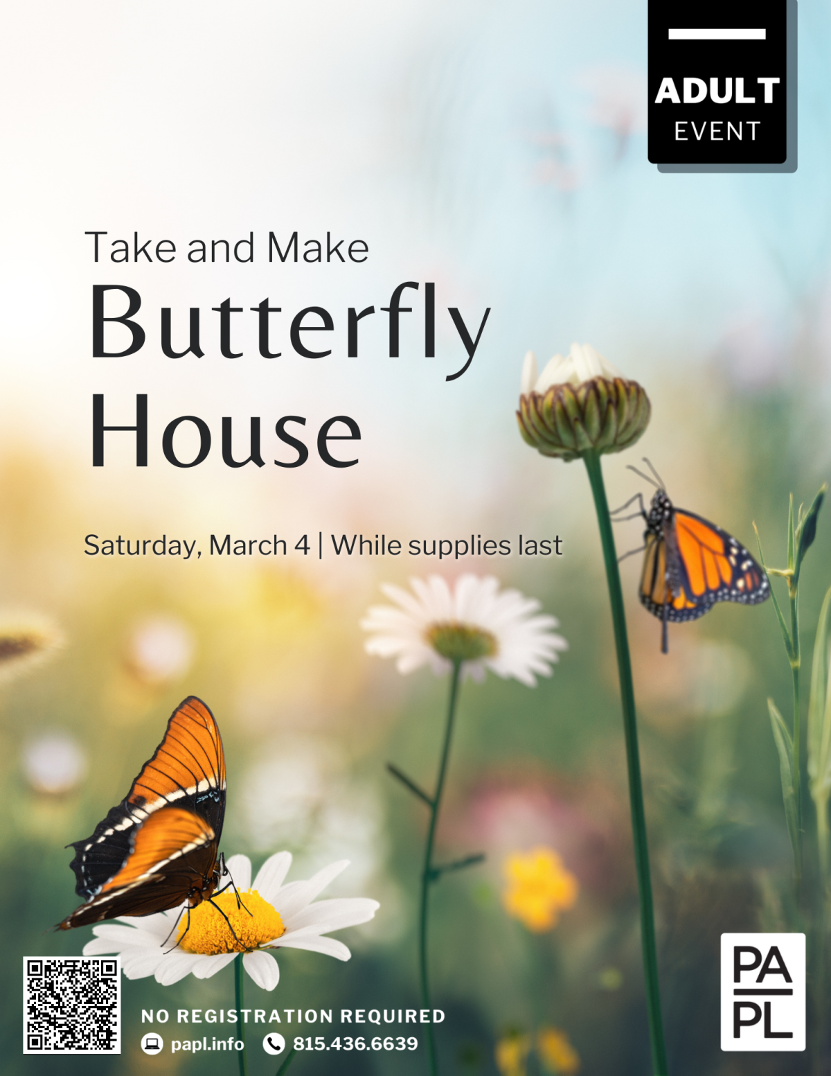 TAKE AND MAKE: Butterfly House