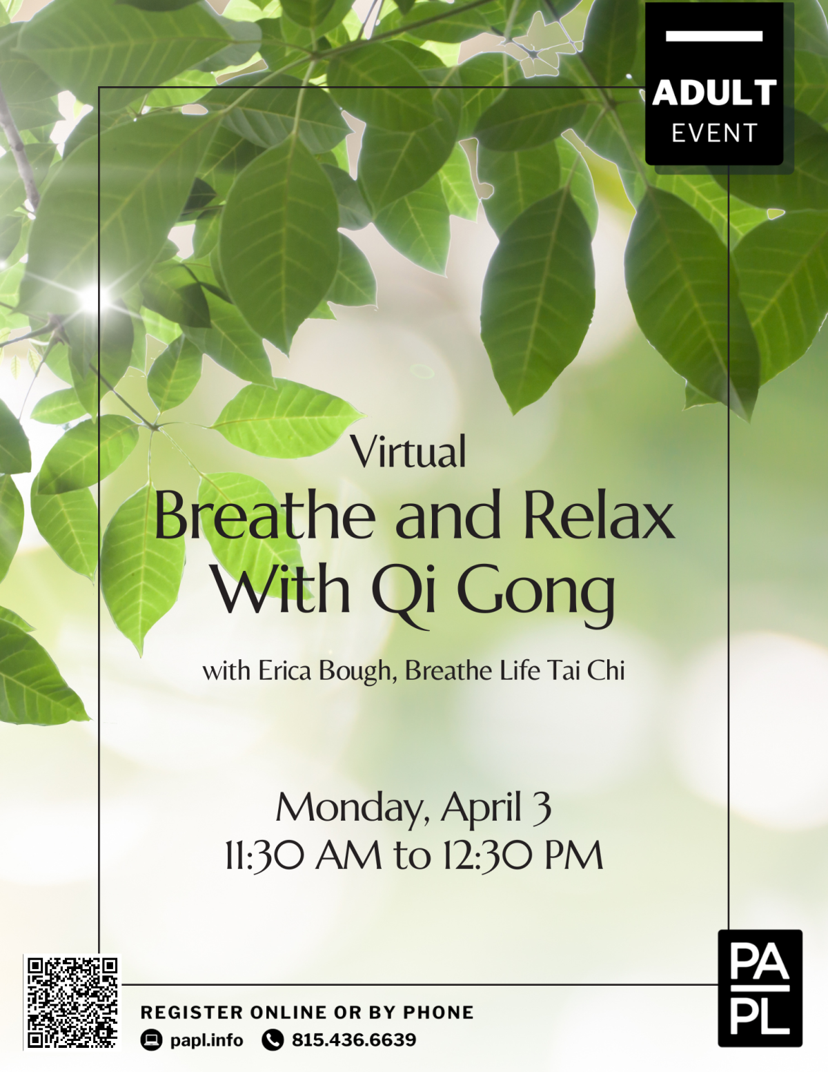 Virtual Breathe and Relax With Qi Gong