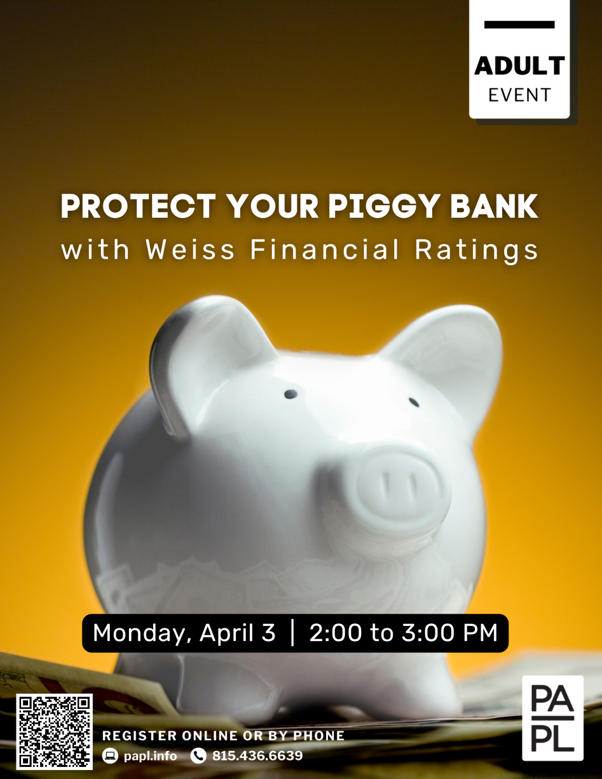 Protect Your Piggy Bank with Weiss Financial Ratings