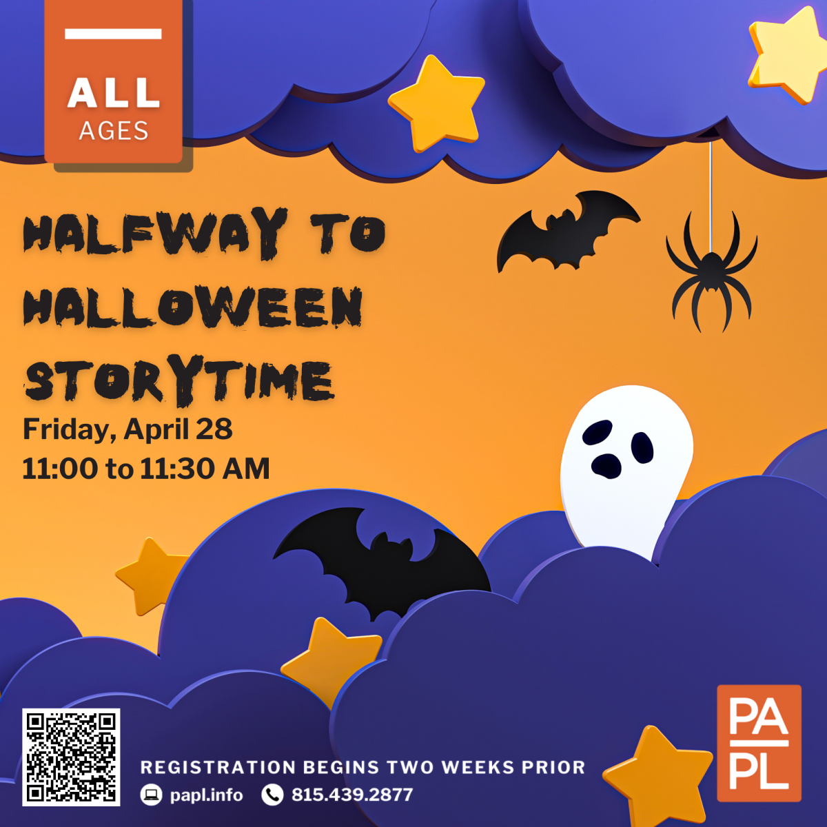 Halfway to Halloween Storytime 04.28.23 