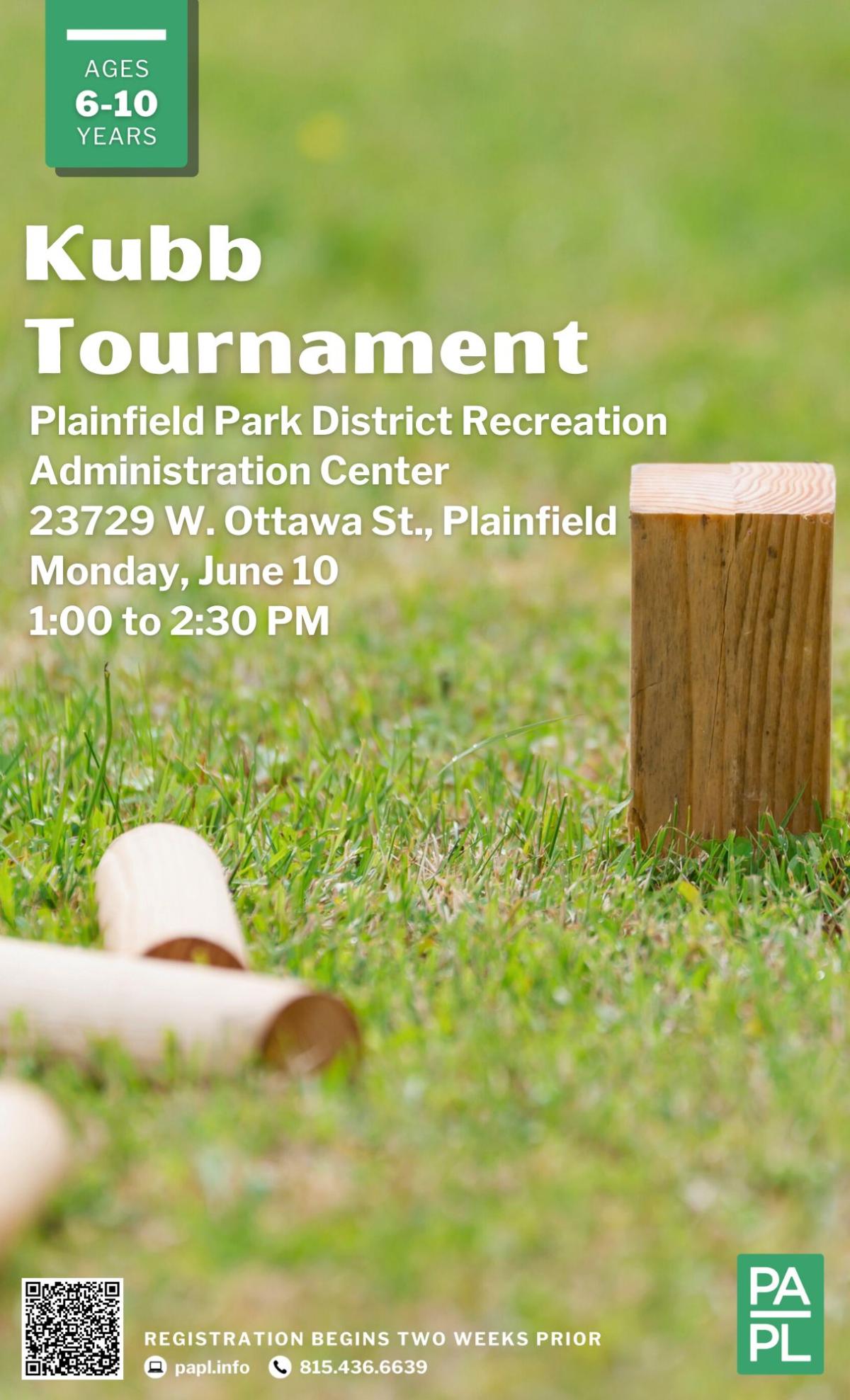 Kubb Tournament 6/10 1:00pm