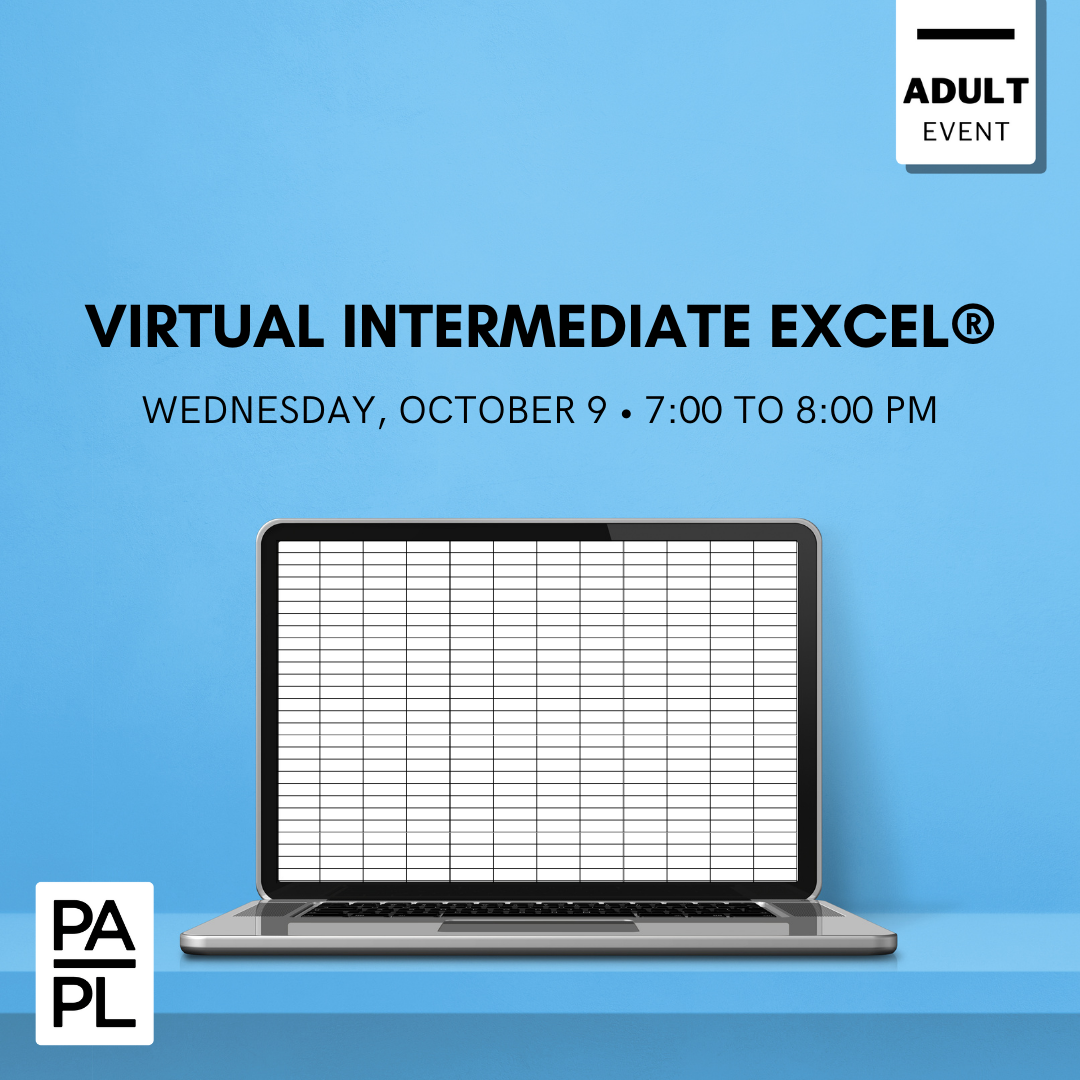 (Virtual) Intermediate Excel®